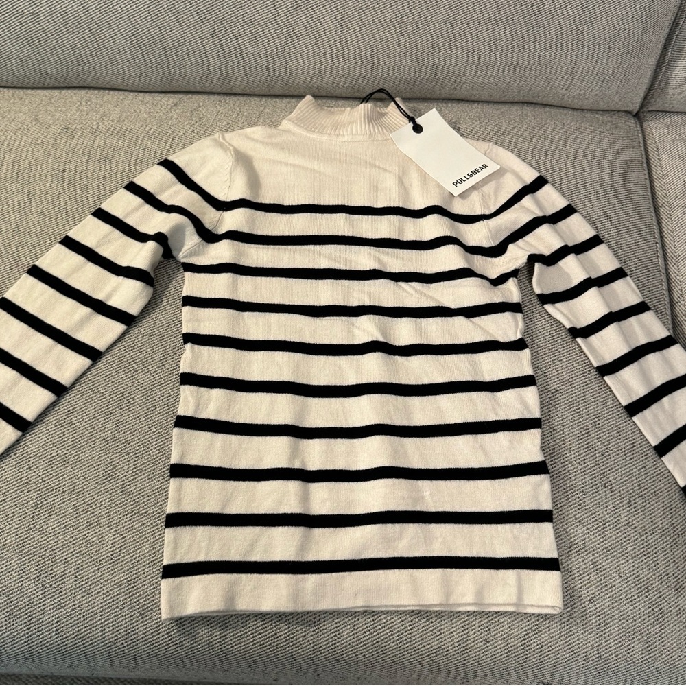 Striped Turtleneck